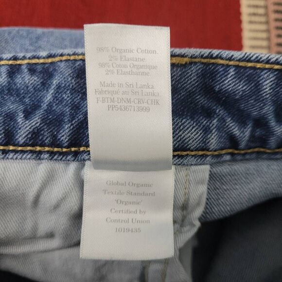 Everlane‎ The Original Cheeky Jean Sz 33 Ankle Organic Cotton Slim Straight Leg - Picture 7 of 11